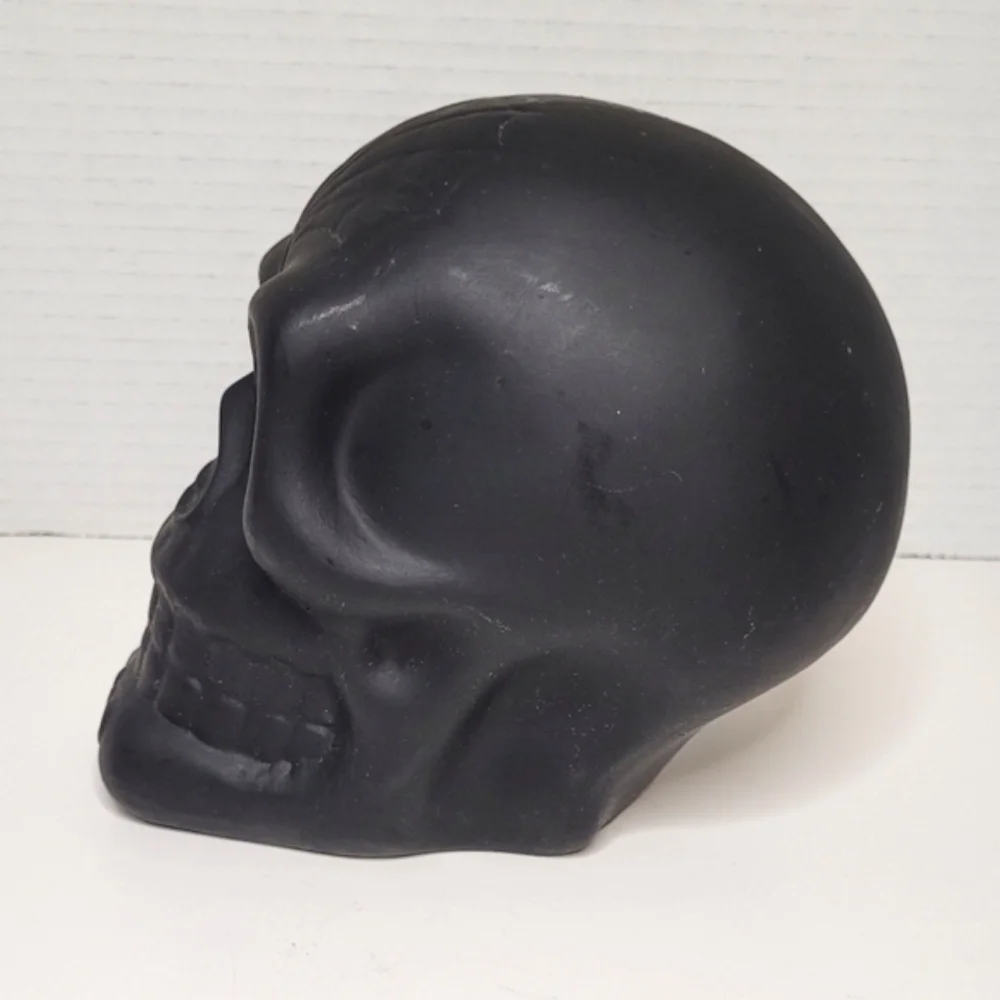 Black Chalkable Large Sugar Skull Decor Rare Find